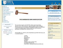 Tablet Screenshot of barbadosbarassociation.com
